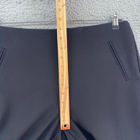 Chicos Pants Womens 2.5 US 14 Black So Slimming Juliet Side Vent Ankle Stretch - Picture 8 of 11